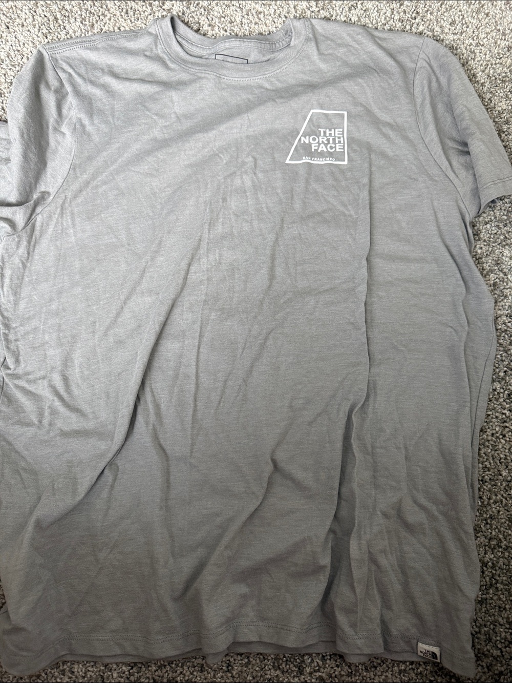 The North Face Women’s Light Gray Logo Crew Tee